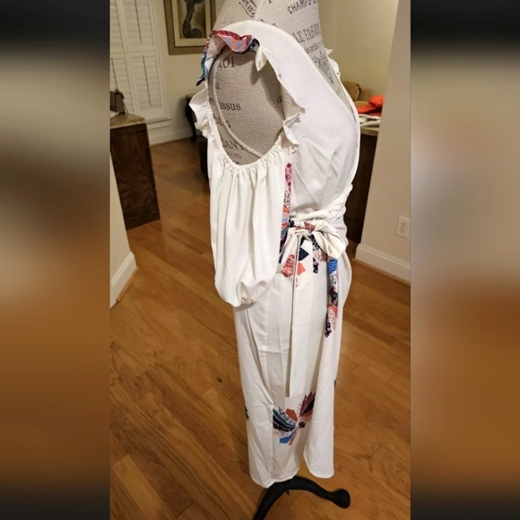 NWT Never Fully Dressed Floral Wrap Maxi Dress Retail $200 US6-jcrew-millen - Picture 11 of 15